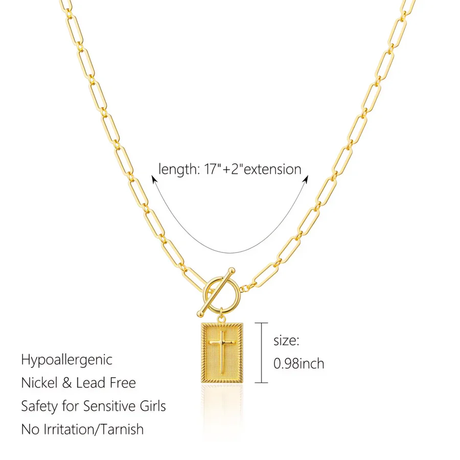 Dainty Nail Cross Necklace - Celestine™