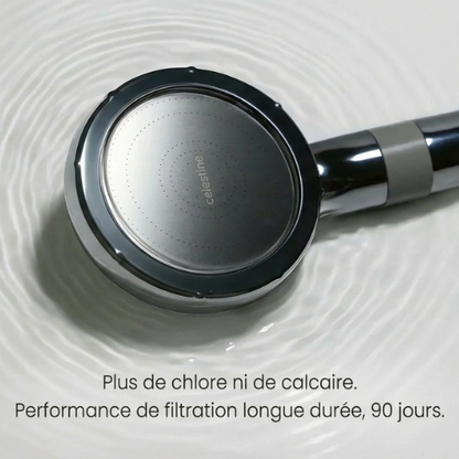 Woda douche filtrée. Wyniki są widoczne. Désormais à portée de main.