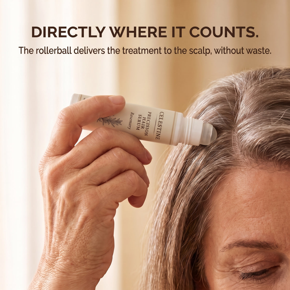 NATURAL ROSEMARY SERUM - TARGETED CARE THAT LASTS FOR HOURS