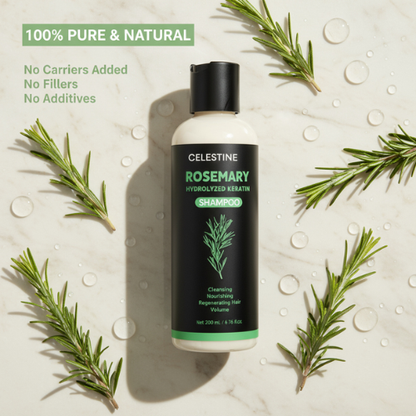 Organic Rosemary & Keratin Shampoo — For Thicker-Looking, Fuller Hair