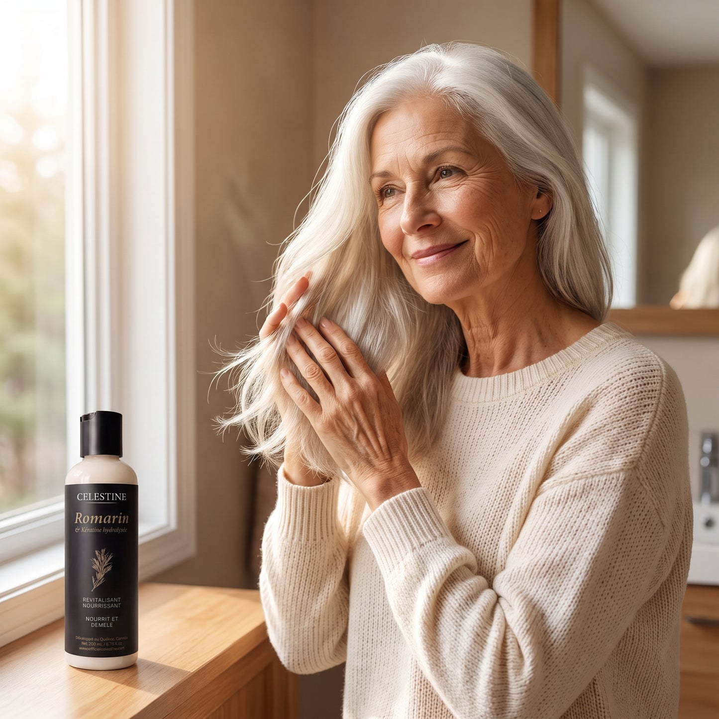 REVITALISANT NOURISSANT AU ROMARIN ET À LA KÉRATINE - NOURRIT ET DÉMÊLE