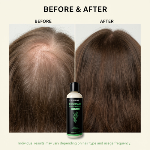 Organic Rosemary & Keratin Shampoo — For Thicker-Looking, Fuller Hair
