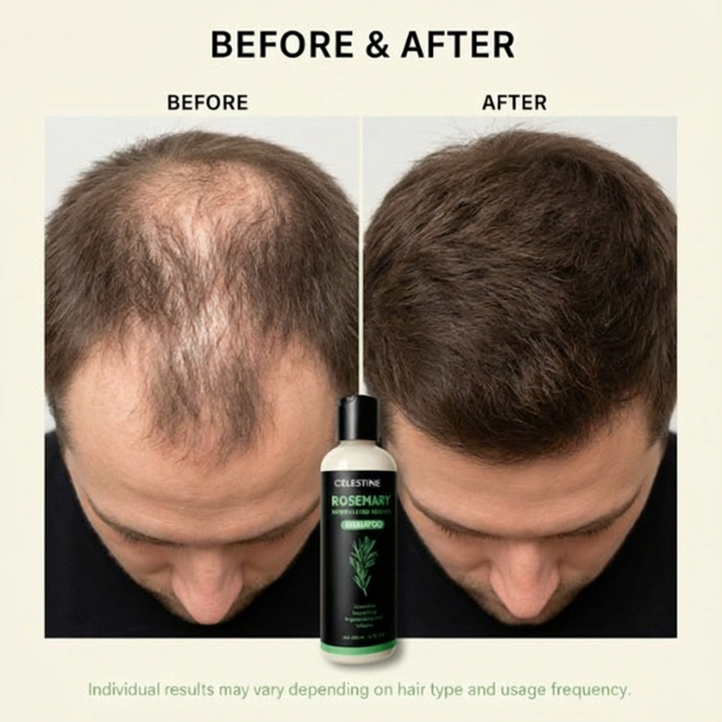 ROSEMARY + KERATIN COMPLEX FOR MEN — FOR STRONGER, THICKER-LOOKING HAIR