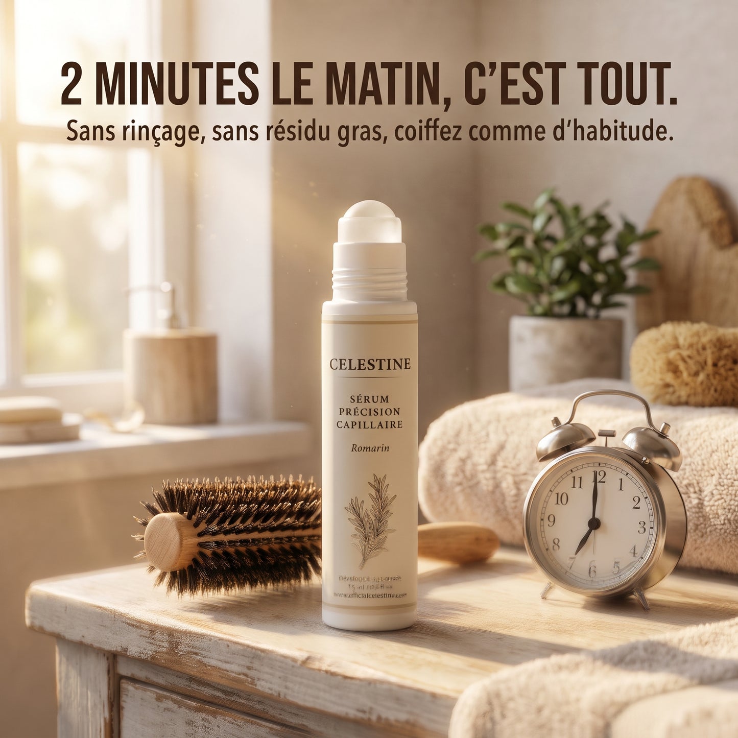 SÉRUM NATUREL AU ROMARIN — LE SOIN CIBLÉ QUI AGIT PENDANT DES HEURES