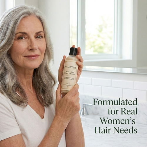 Natural Rosemary & Keratin Shampoo — For Thicker-Looking, Fuller Hair