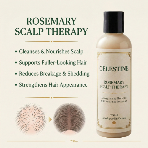 Natural Rosemary & Keratin Shampoo — For Thicker-Looking, Fuller Hair
