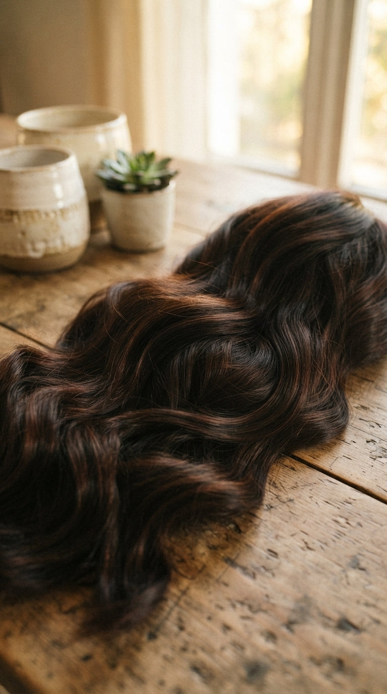 Your hair at 35, thick and dense fibers